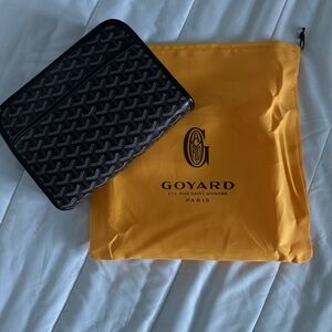 Goyard Black Goyardine Jouvence Toiletry Bag